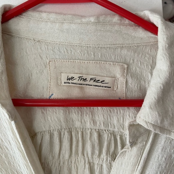 FREE PEOPLE Rockaway Solid Blouse - XS - Picture 5 of 5